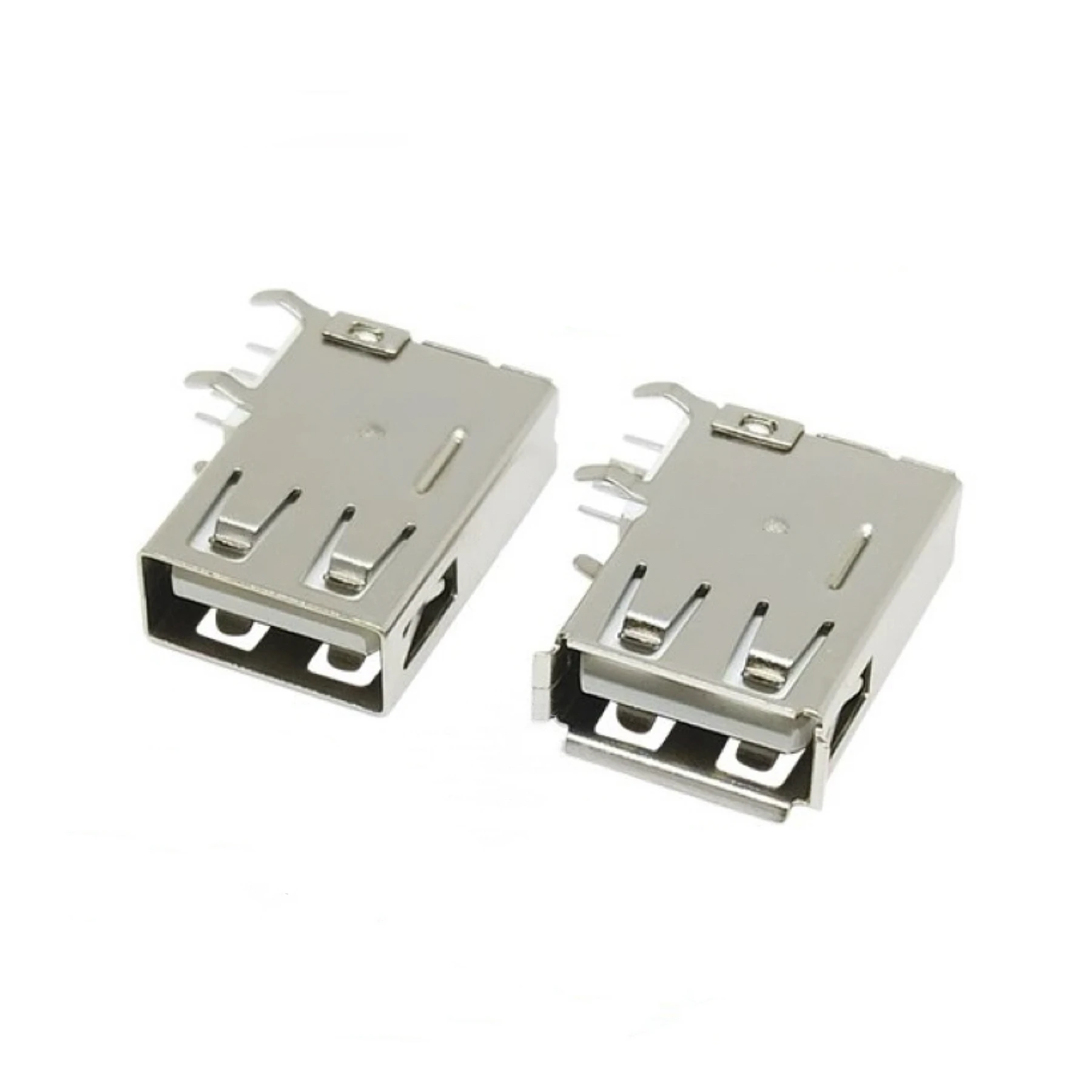 

10pcs USB 2.0 motherboard mounting Socket connector USB vertical side insert female hole connector long 90 degrees