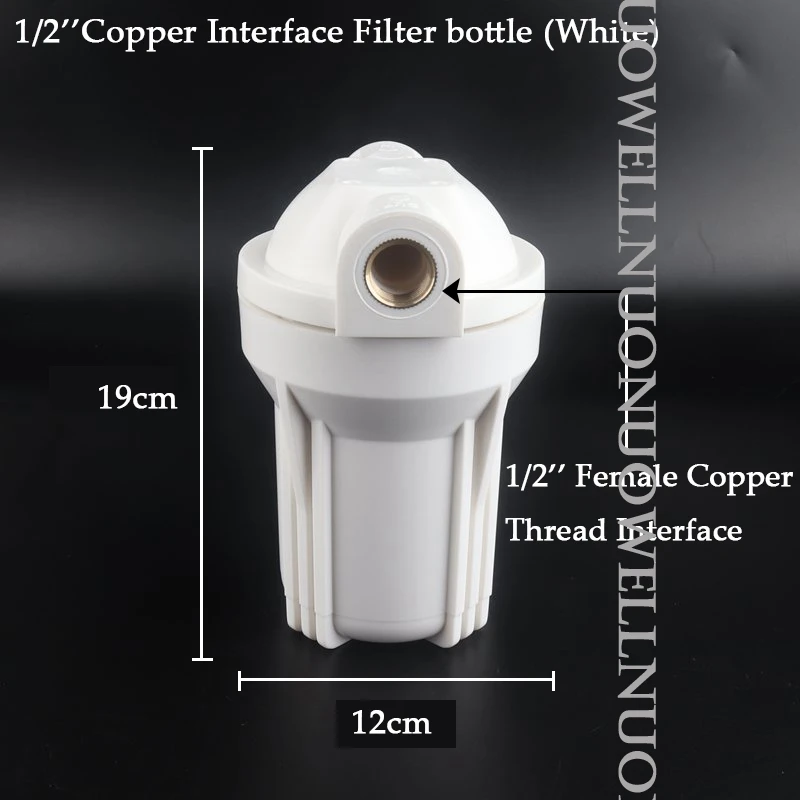 5Inch Reverse Osmosis Filter Bottle 1/4''~3/4''Copper Thread Water Purifier Filter Flask Element Family Water Fountain Purifier image 3