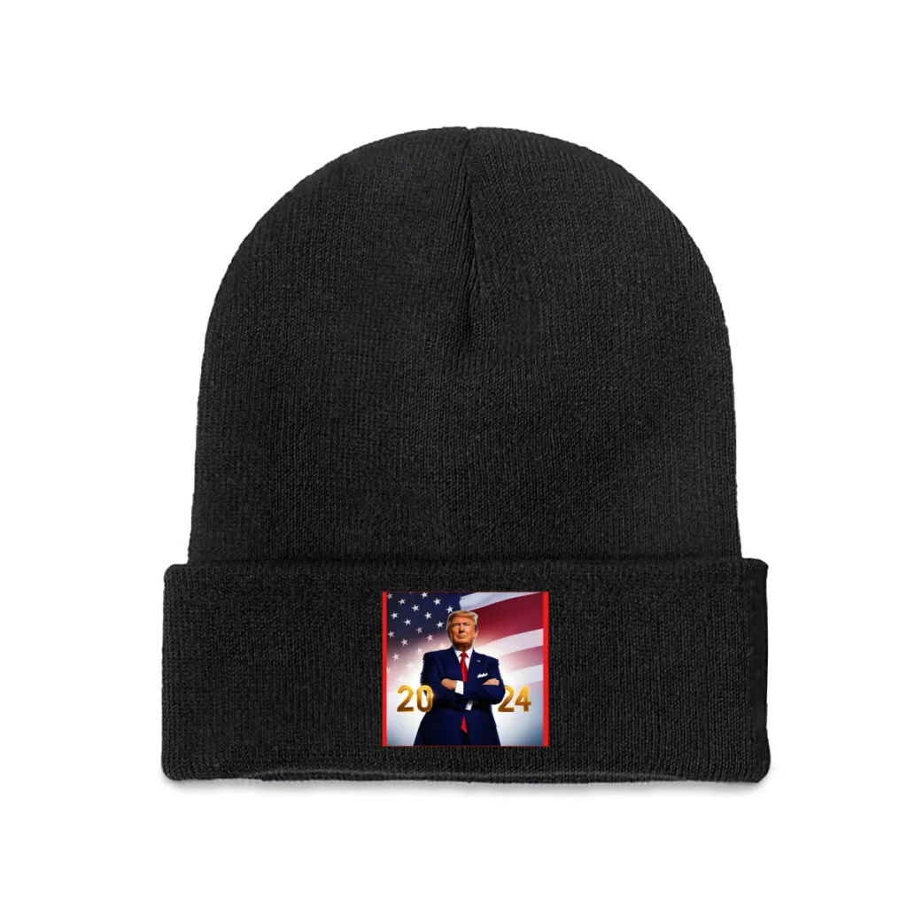 

Make America Great Again Knitted Hat Beanie Caps Skullies Beanies Ski Cap Soft Bonnet Hats Winter Warm