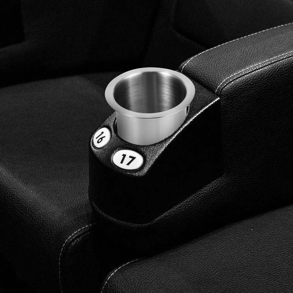 

2Pcs Stainless Steel Car Cup Holder Insert Drop-in Beverage Holder for Rv Boat Sofa Multifunctional Organizer Rv Cup Holders