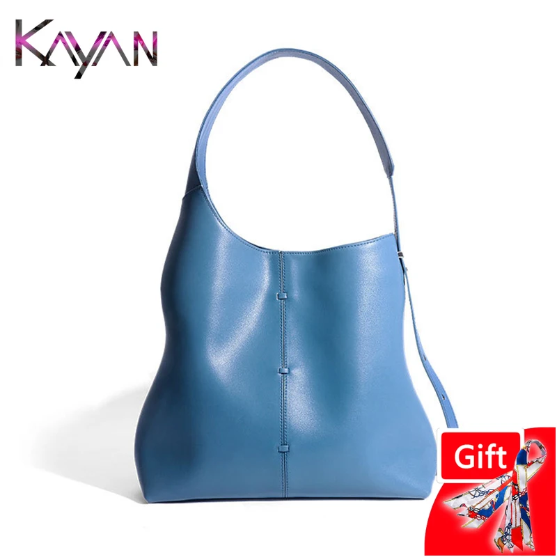 

New Sylte Genuine Leather Patchwork Women Shoulder Hobo Bag Large Single Adjustable Strap Female Tote Handbag Crossbody Bag