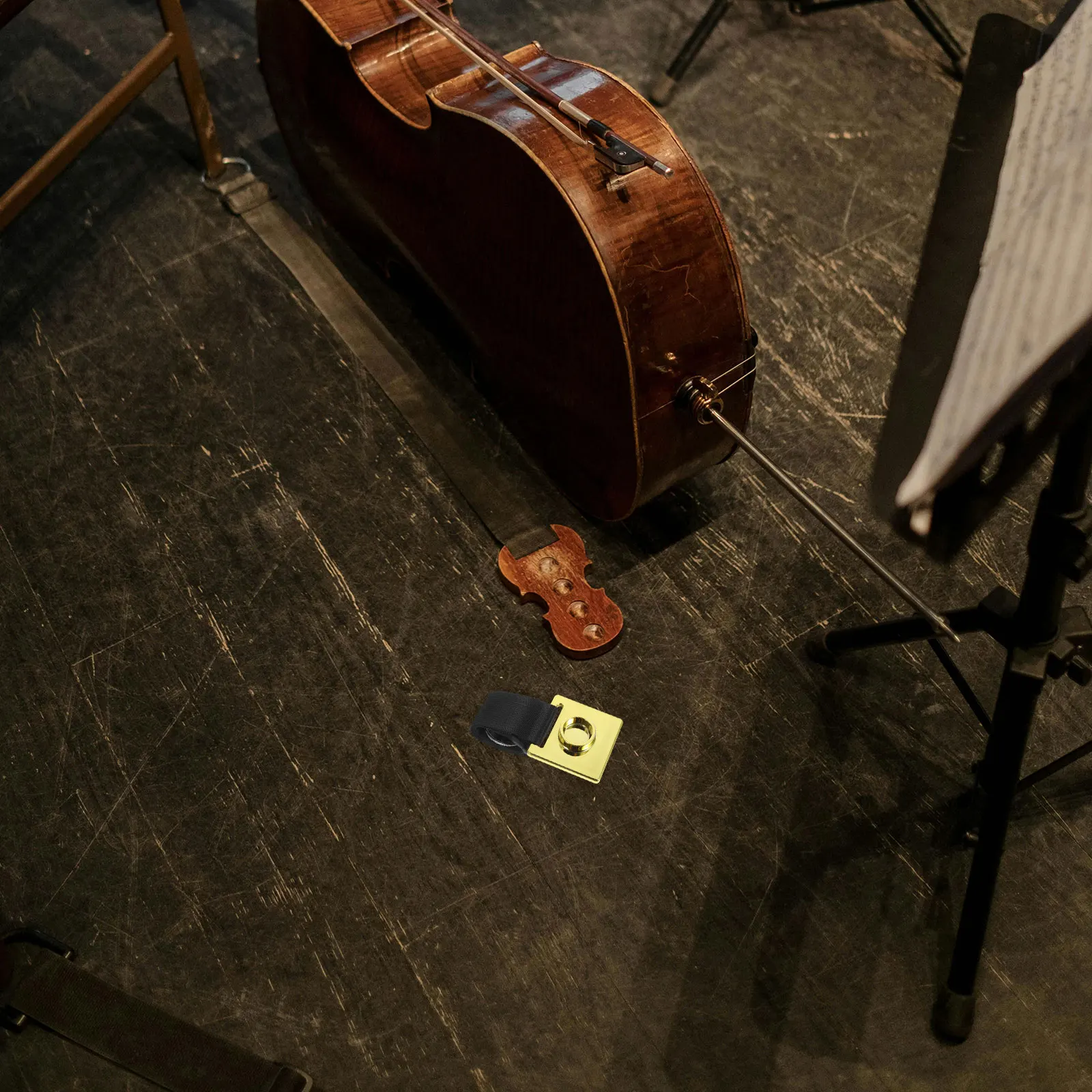 

Musical Instrument Accessories Anti-slip Mat for Cello Polyester Adjustable Endpin Rest