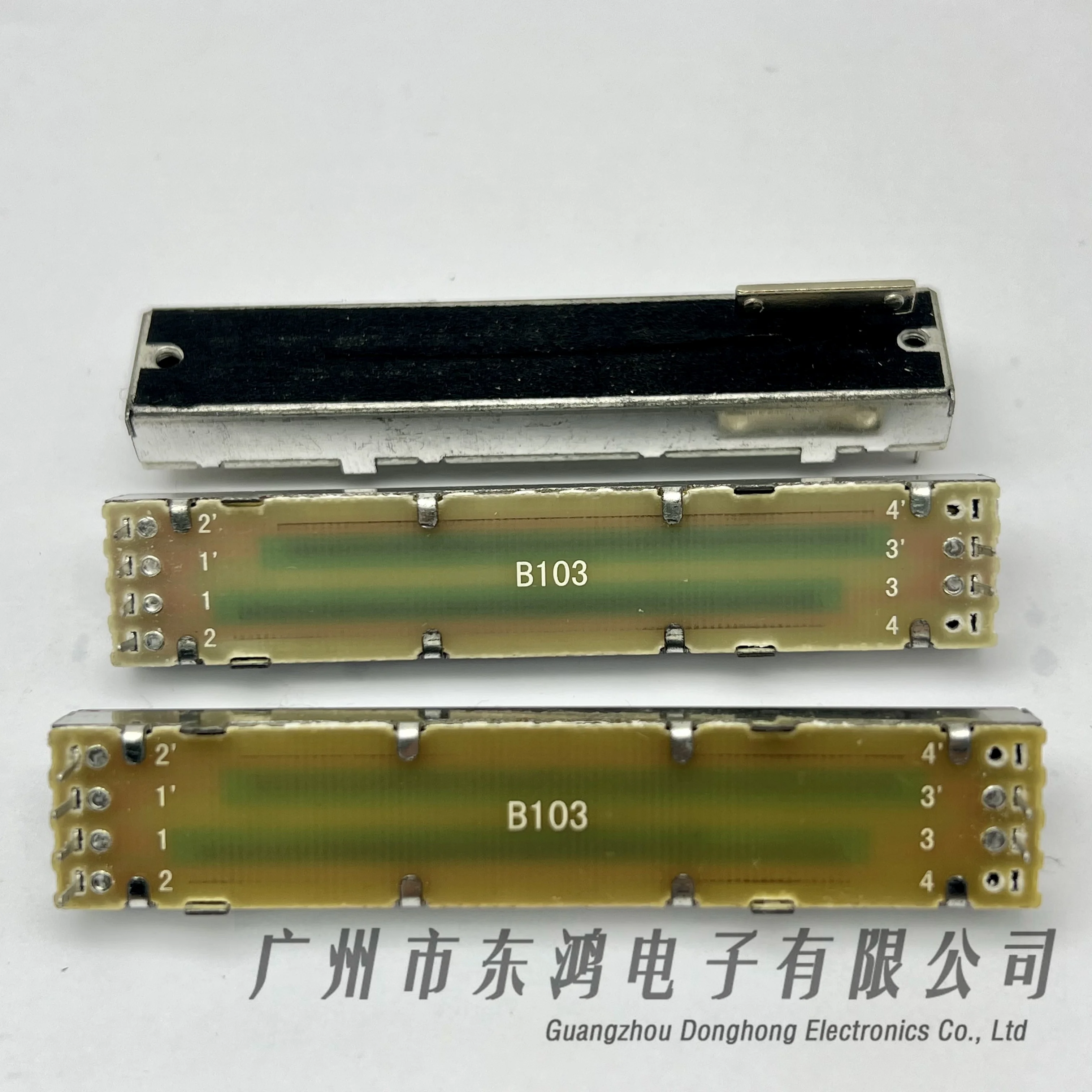 3PCS High quality 88mm sliding potentiometer stereo channel B10k sliding stroke 60mmT axis length 12mm