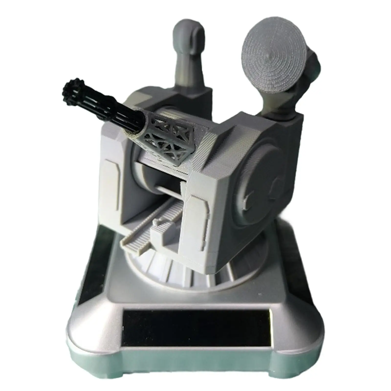 

Fandao Solar-Powered Military Model Rotating Ornament Battleship desktop Models Solar Car Dashboard Decorations Cool Car Gadget