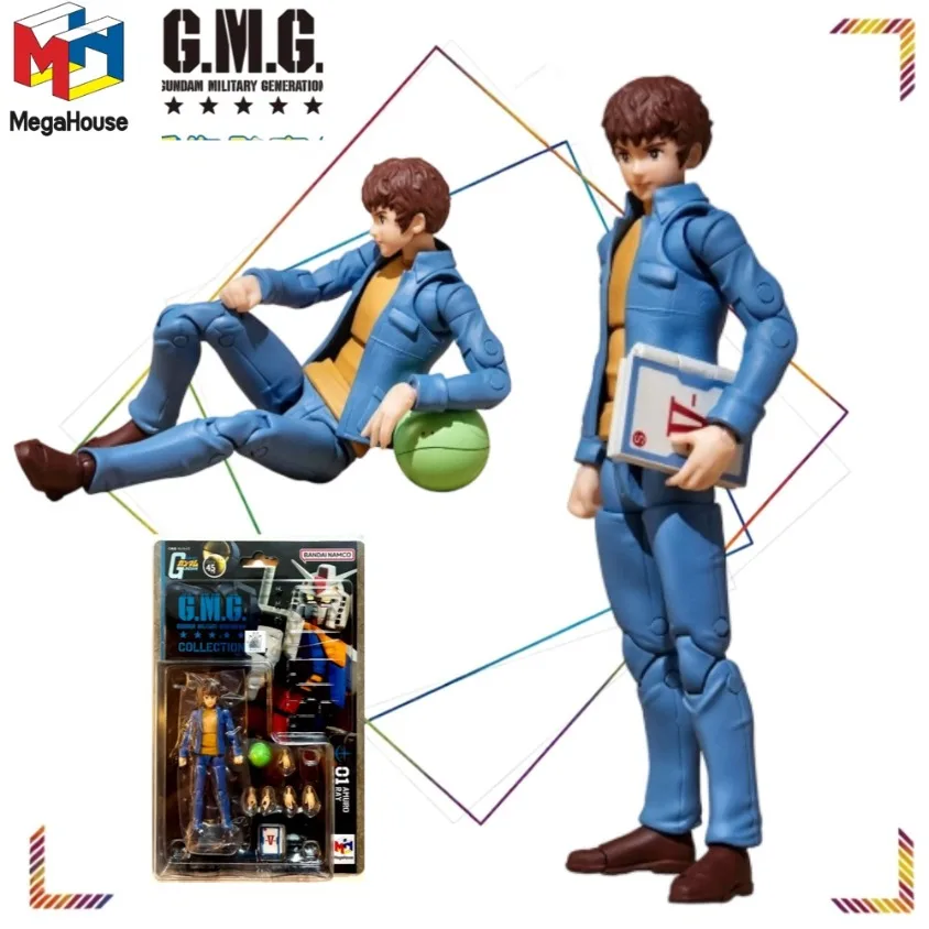 

MegaHouse G.M.G. Collection 01 Mobile Suit Gundam Amuro Ray Action Figure Collection Model Gift