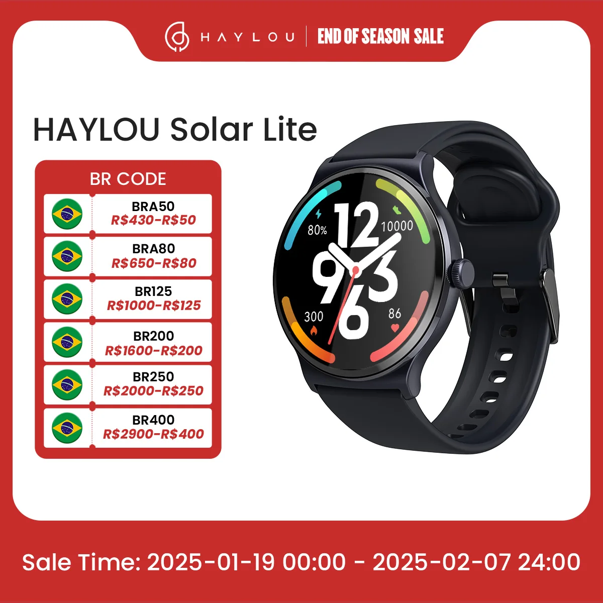 HAYLOU Solar Lite Smart Watch 1.38\