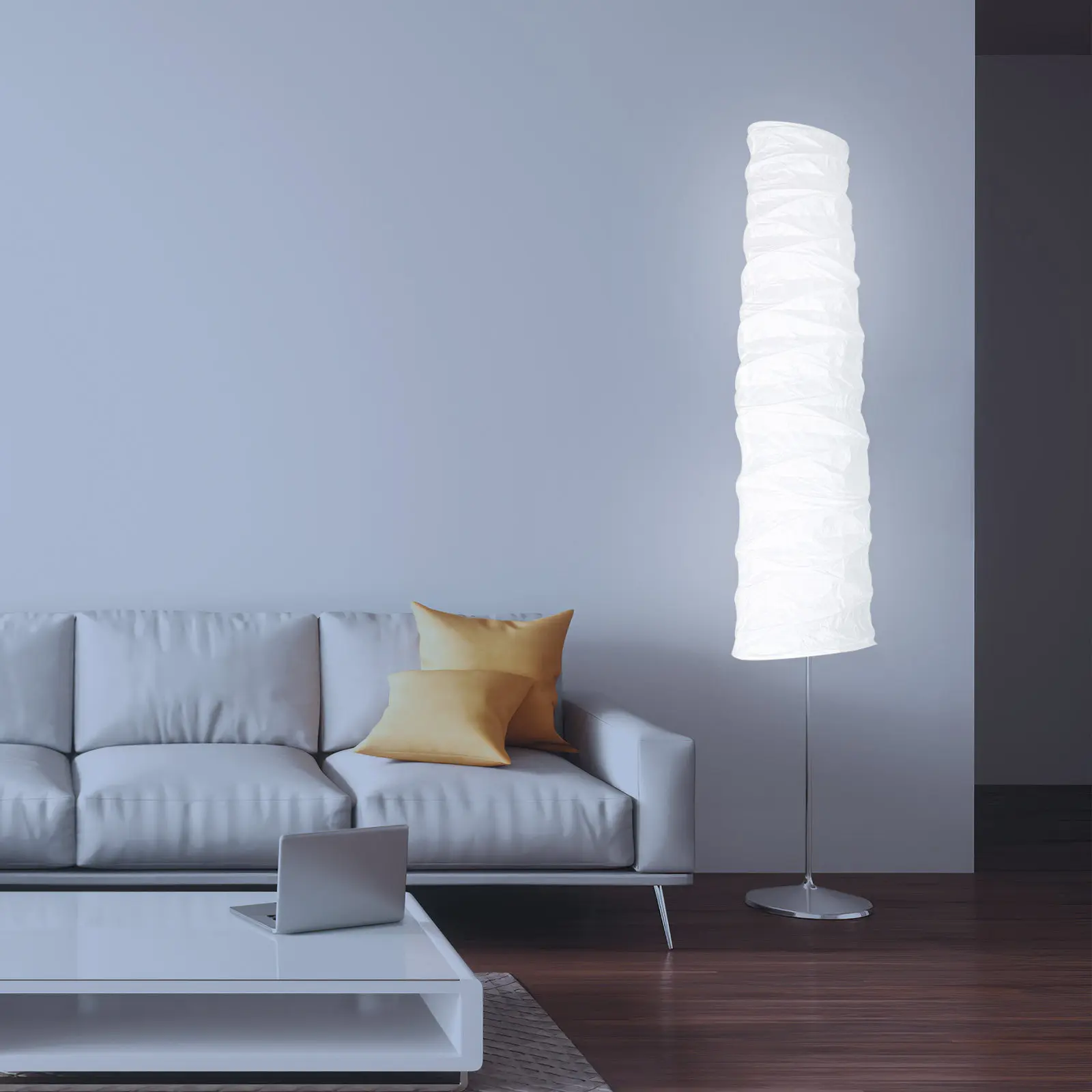 White Paper Floor Lamp Shade Nordic Minimalist Design Soft Light Diffuser for Living Room Bedroom Office Lamp Cover Protector