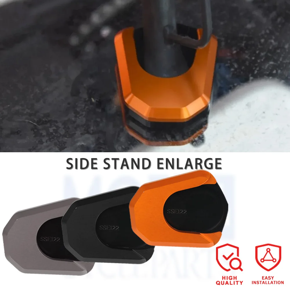 

Motorcycle Accessories CNC Aluminium Side Stand Enlarge Kickstand Extension FOR 390 250 Adventure ADV 2019 2020 2021 2022 2023