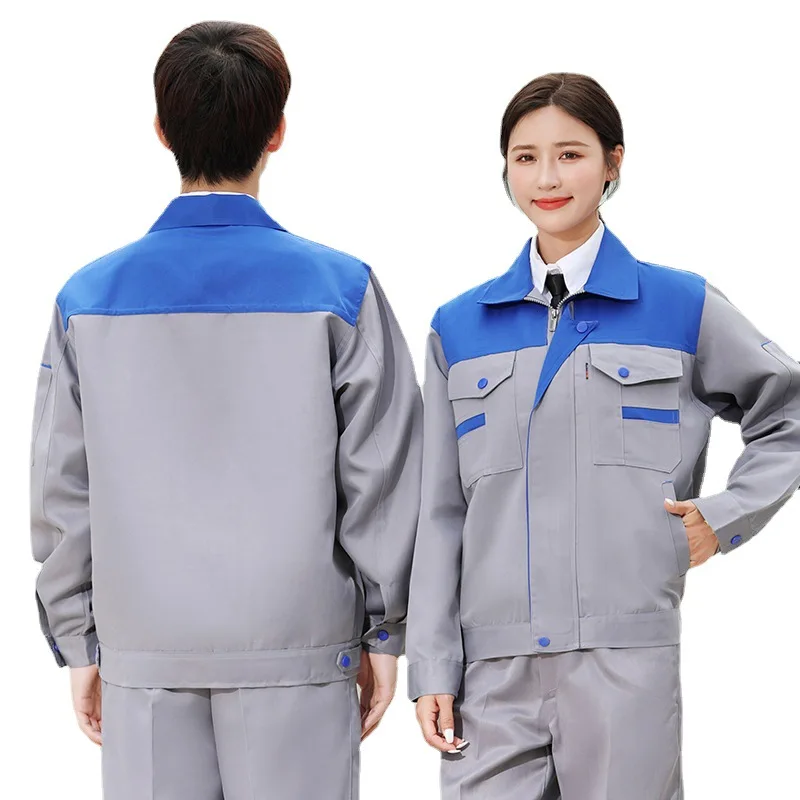 Work Clothes Set Men\'s Spring and Autumn Long Sleeve Labor Clothing Workshop Factory Engineering Auto Repair Clothing