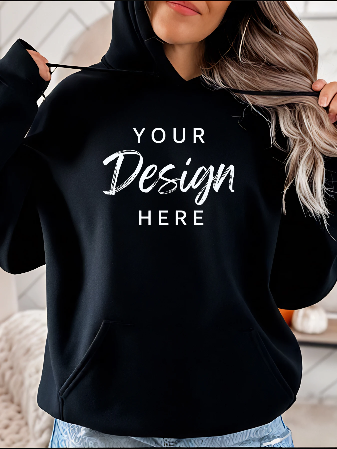 

Halloween Print Hoodie Women's Loose Fit Casual Ins Style Cute Design, Perfect for Party and Daily Wear