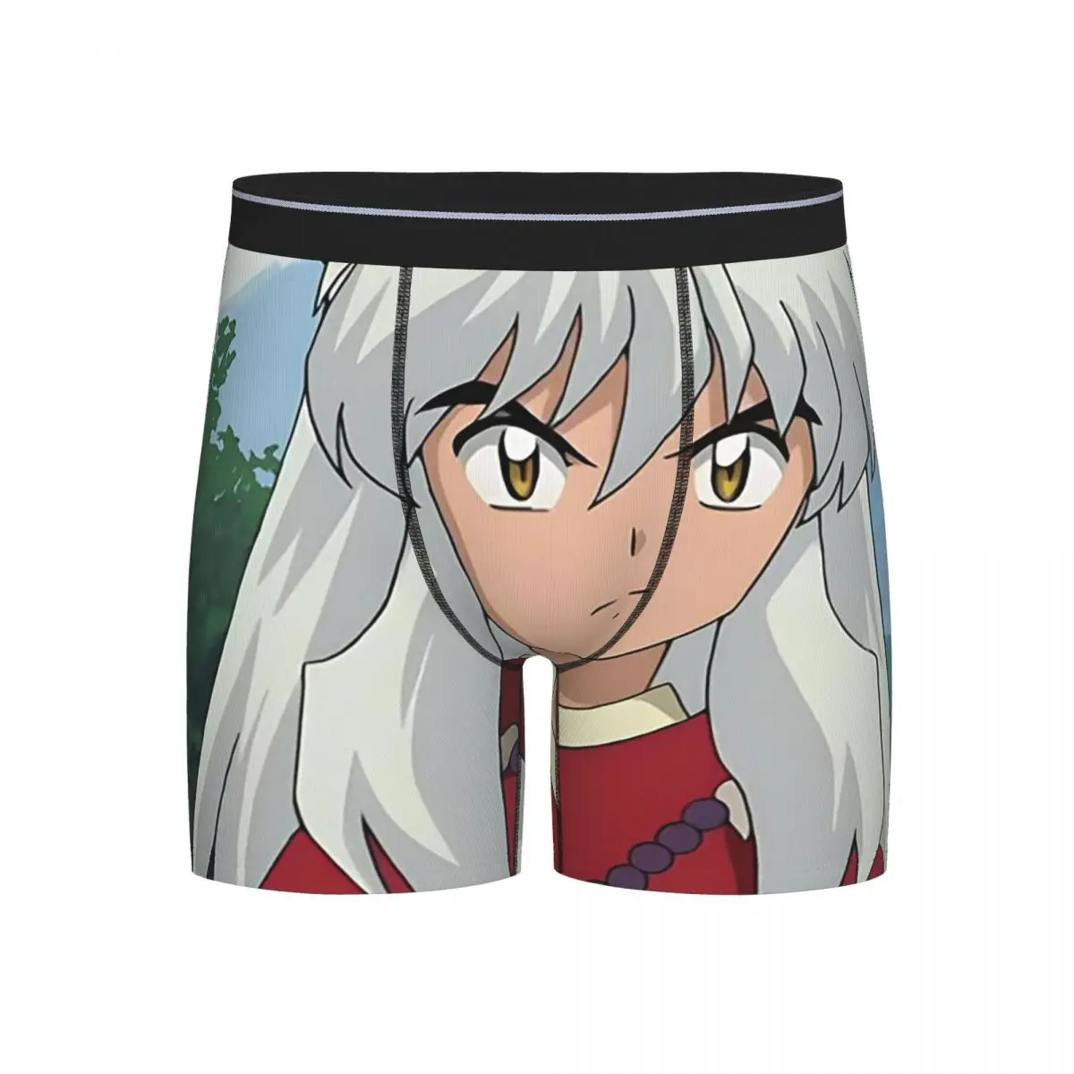 

Long Boxer Underpants Shorts Inuyasha Anime Panties Men Comfortable Underwear for Homme Man Boyfriend Gifts