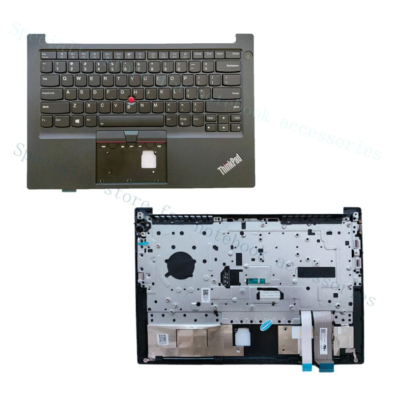 

A+ New Palmrest Backlit Keyboard For Lenovo ThinkPad E14 Gen 4 Black 5M10W64672 US