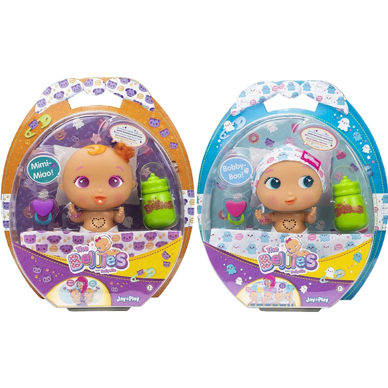 Original The Bellies From Bellyville Baby Dolls Set Electronic Interactive Doll Children's Toys Birthday gifts Girl Pretend Toy