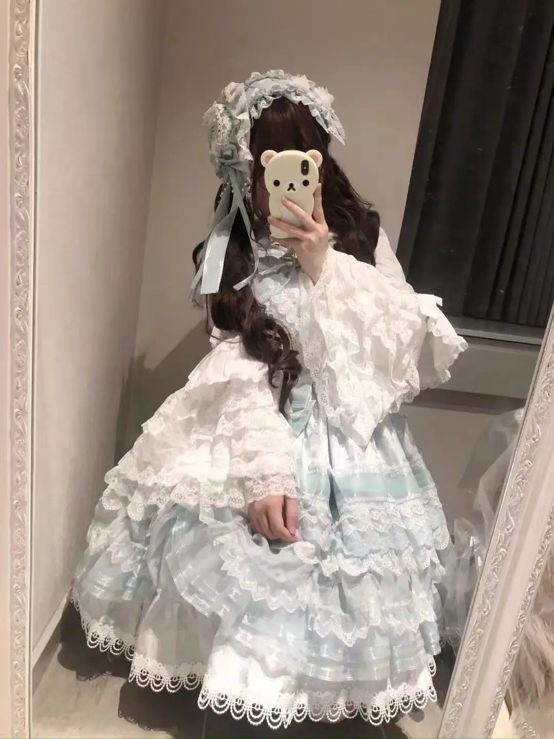 เสื้อสไตล์วินเทจ กอธิค ยุค Y2K คอปีเตอร์แพน วิคตอเรียน หรูหรา หวาน สไตล์โลลิต้า ผู้หญิงญี่ปุ่น แต่งลูกไม้ระบาย โบว์ แขนบาน