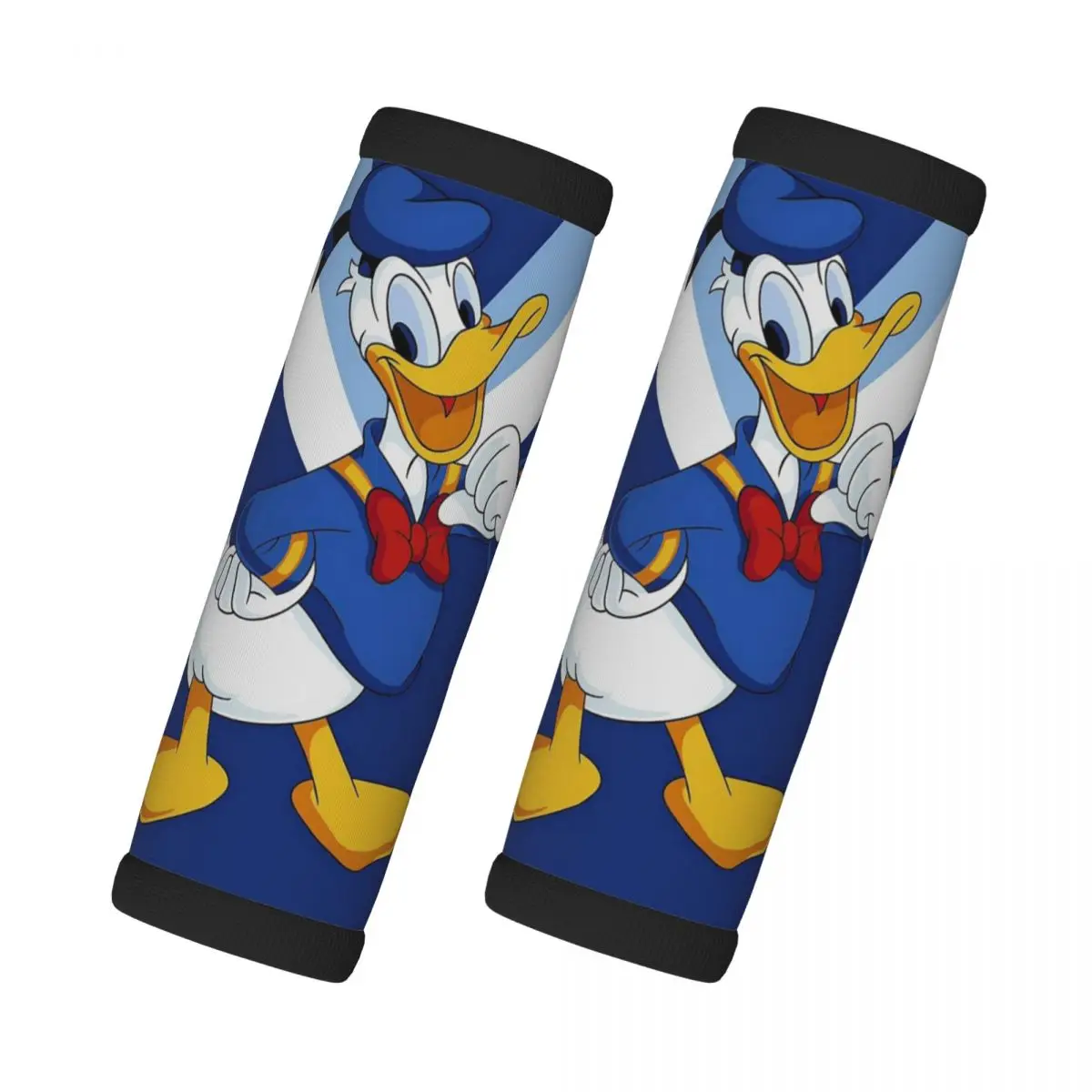 

Custom Donald Duck Luggage Handles Wrap Grips 2 Pcs Handle Grip For Travel Bag Luggage Suitcase Airplane Soft