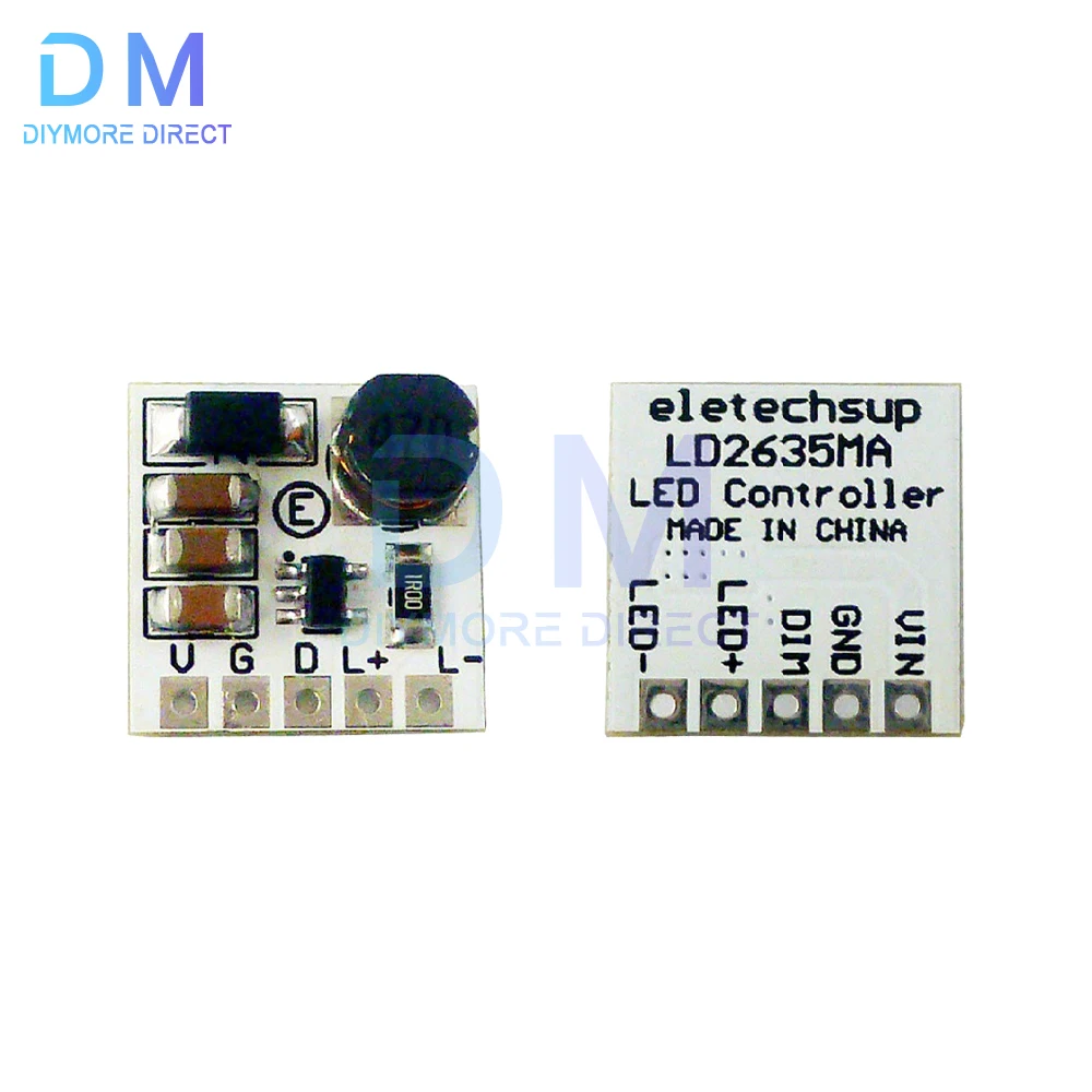 DC 5-27V 350mA Step-down HB LED Driver Module Adjustable PWM Controller DC-DC Buck Constant Current Converter LD2635MA