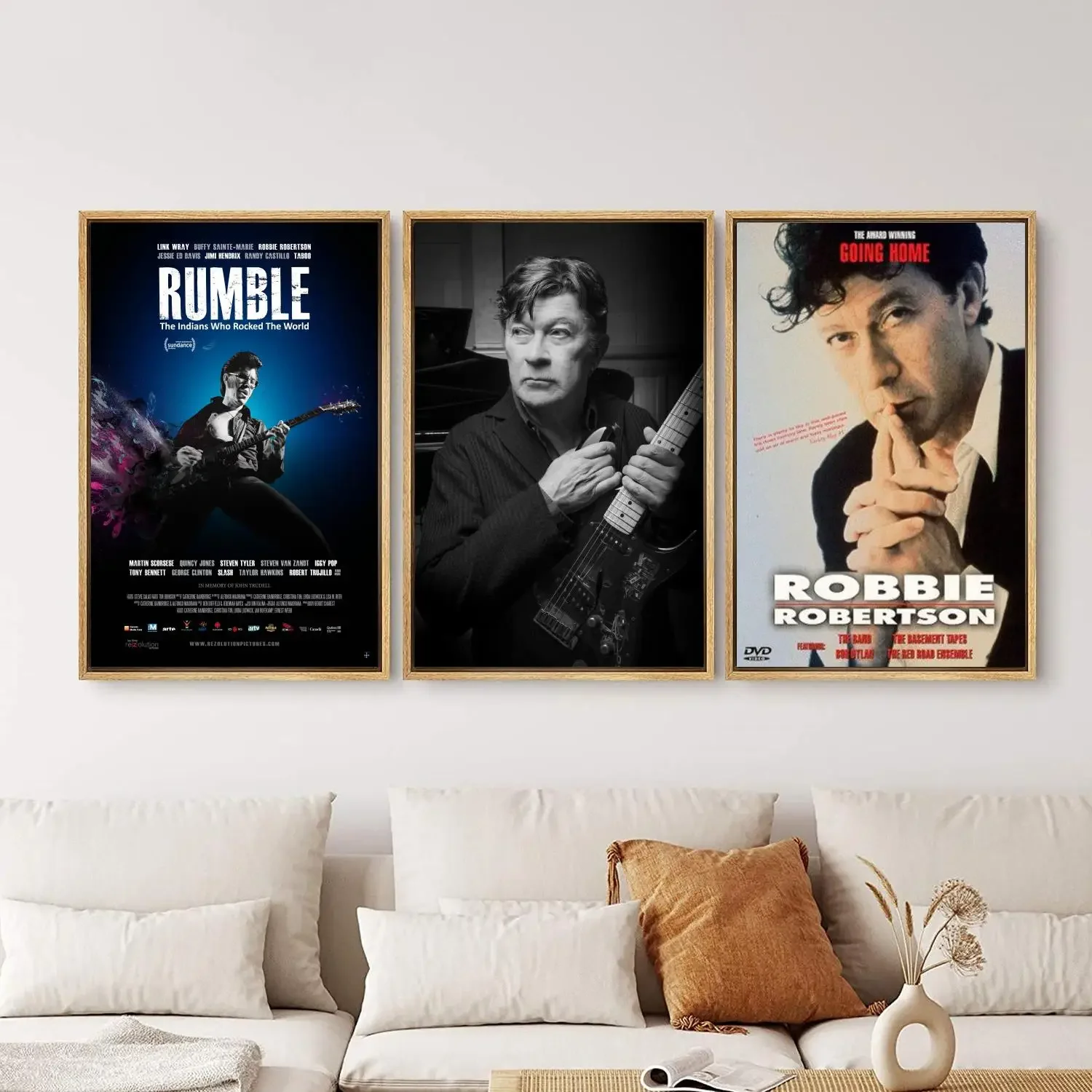 Robbie Robertson Poster Painting 24x36 Wall Art Canvas Posters Personalized Gift Modern Family bedroom Decoration Art Poster