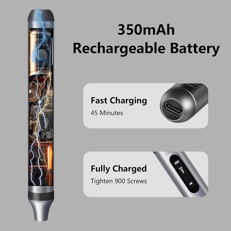 51 in 1 Precision Electric Screwdriver Set Multifunctional Power Tool Fast Charging Magnetic Bits for iPhone Laptop Watch PC