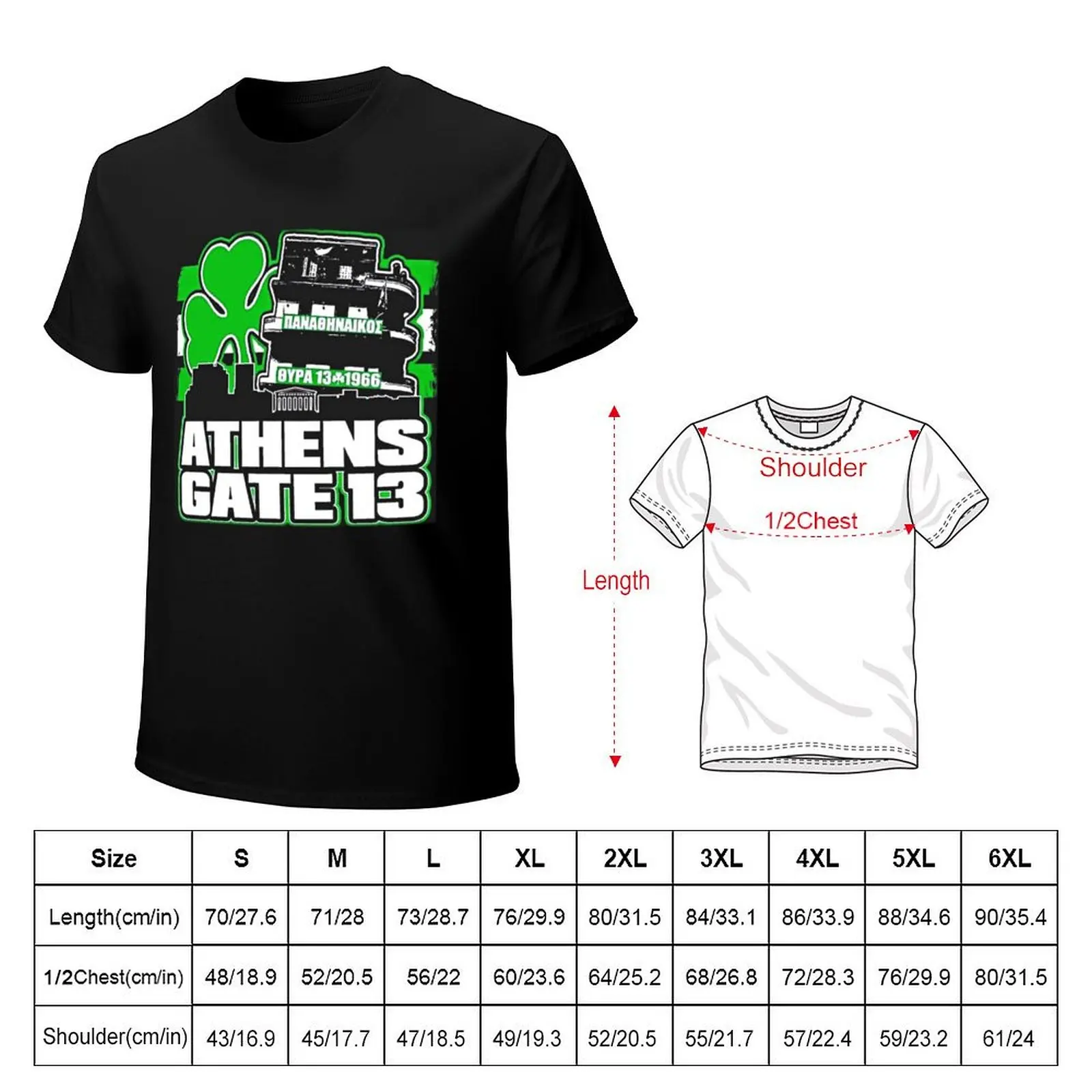 ATHENS GATE 13 T-Shirt Comfortable Daily Wear Tee