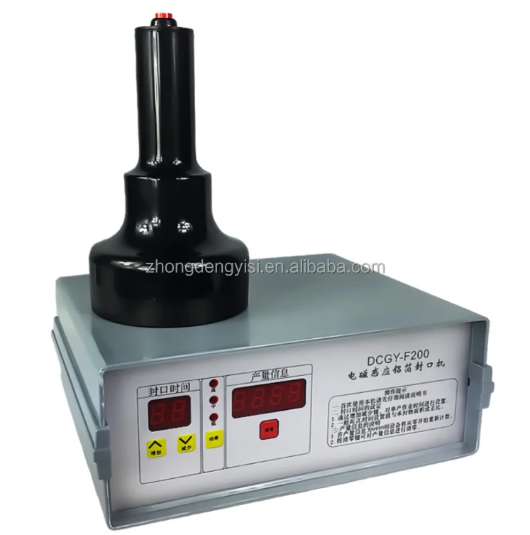 Desktop Manual Electromagnetic Induction Sealing Machine for Plastic Bottles Vials Tins Cap Sealer with Aluminium Foil
