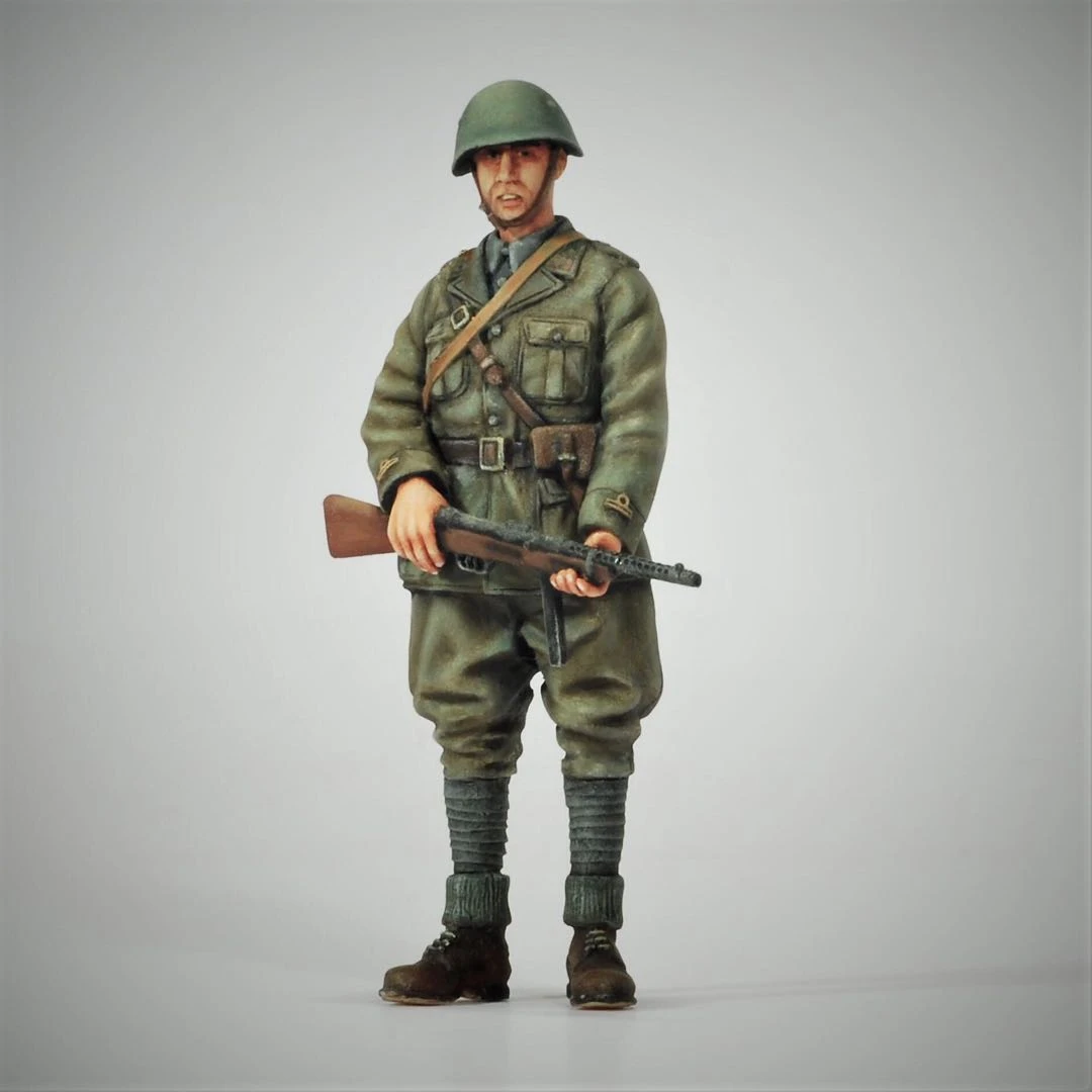 1:35 Die-cast Resin Figure Model Assembling Kit Resin Soldier Toy Model Unpainted Free Shipping