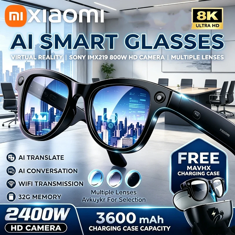 Xiaomi 8KHDカメラLEDライトAIスマートグラス翻 - Smart Garden Xiaomi のレビューと価格