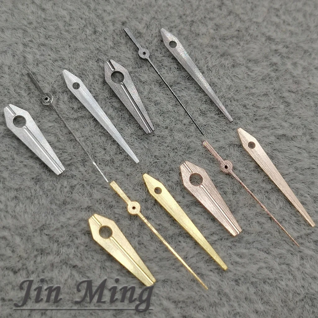High Quality GS NH35 Modified Watch Hands 12.5*12*8 Gold Silver Gun Rose Gold For NH35/NH36 /4R/ 7S Movement Watches Accessories