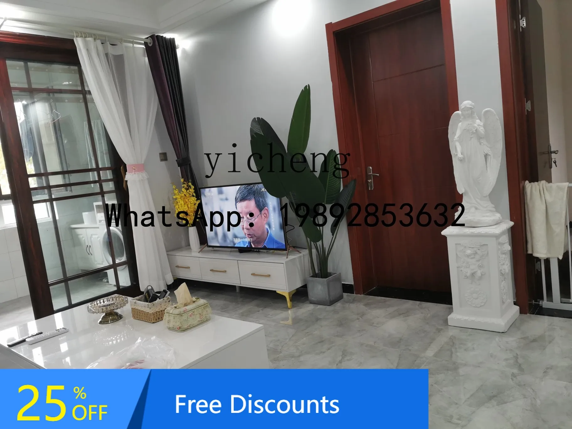 Resin Angel Goddess Statue Villa Courtyard Decoration Floor Large Ornament living room decoration