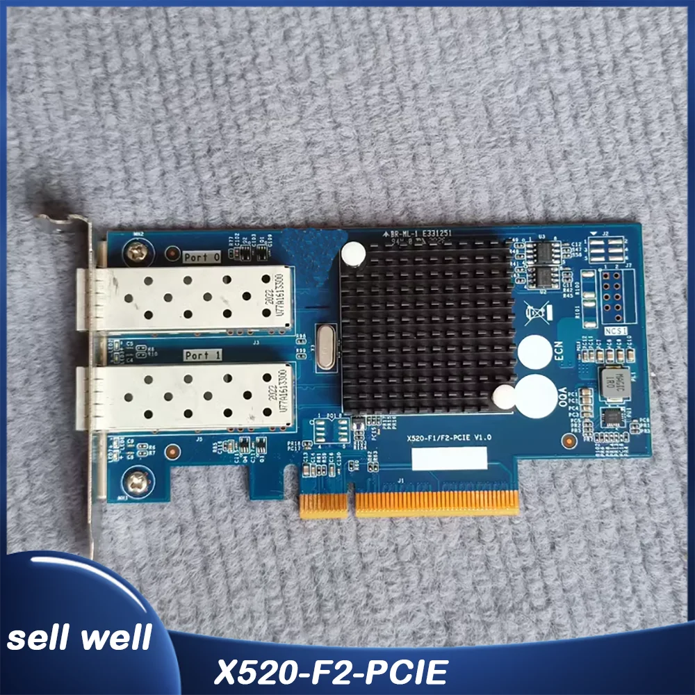 For Giga-byte 10 Gigabit net-work card With Double Electrical Ports X520-F2-PCIE