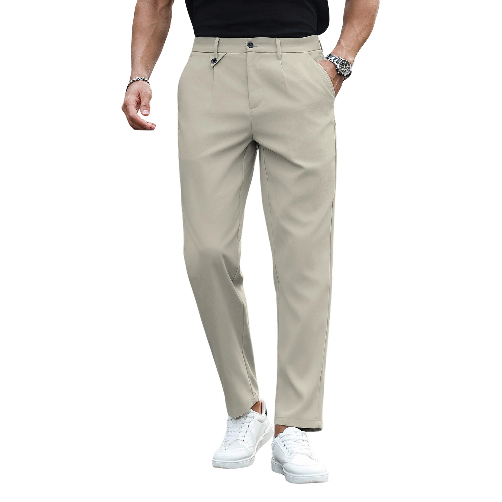 Men's Mid Waist Pleated Dress - đánh giá và giá Men Formal Wear Dress