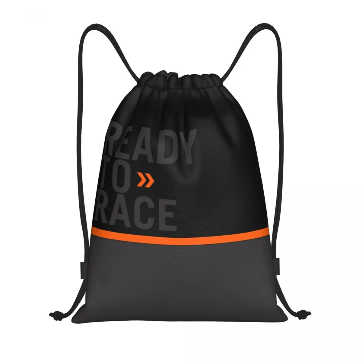 

Custom Ready To Race Motocross Bike Drawstring Backpack Women Men Gym Sport Sackpack Portable Endurance Racing Training Bag Sack