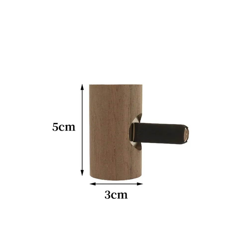 Natural Fragrance Car Essential Oil Diffuser Clip-on Long-lasting Floral Wooden Aroma Diffuser Slowly Volatile