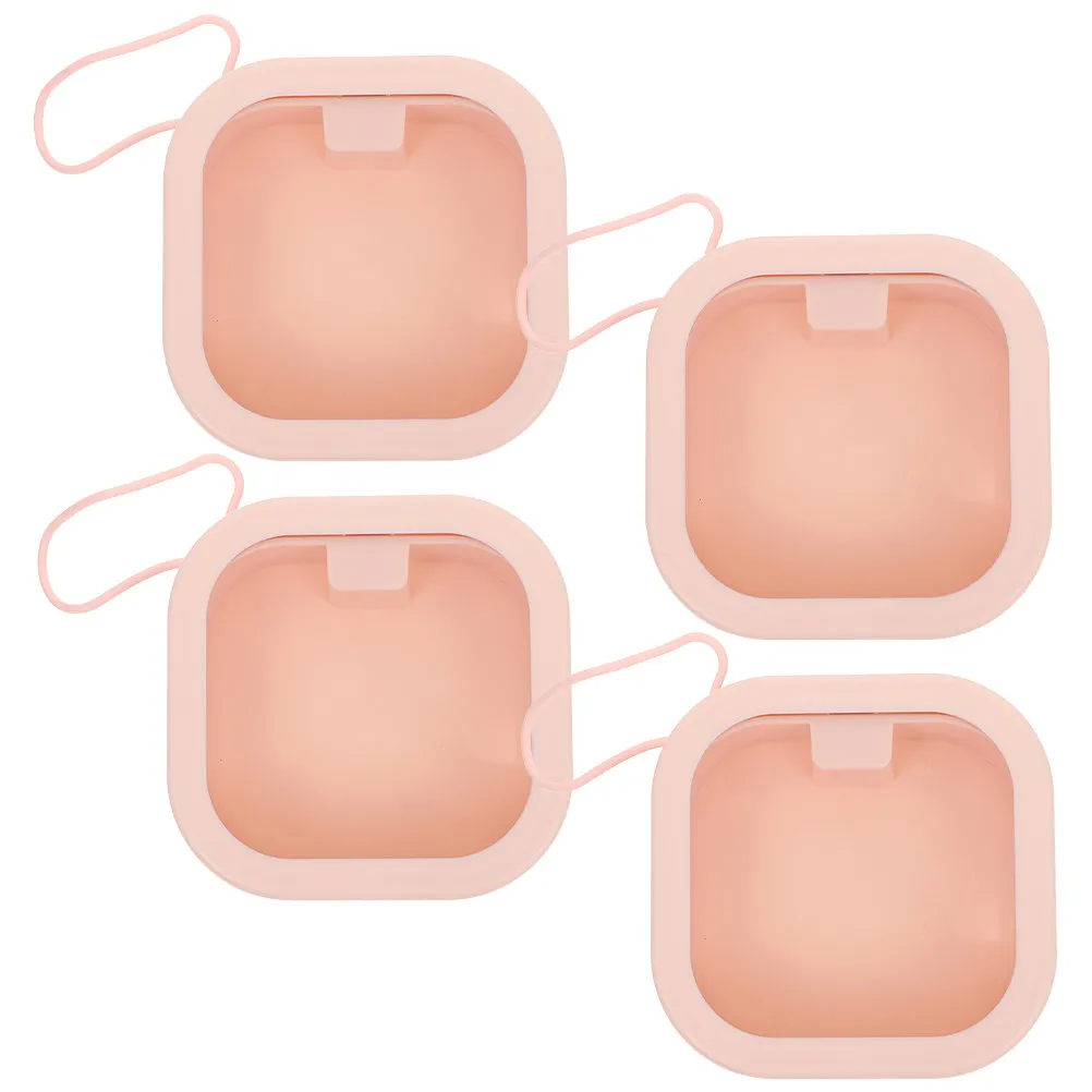 

Набор из 4 органайзеров для резинок для волос, многофункциональный бокс для хранения украшений: серег, ожерелий, колец, резинок для волос и аксессуаров для причесок