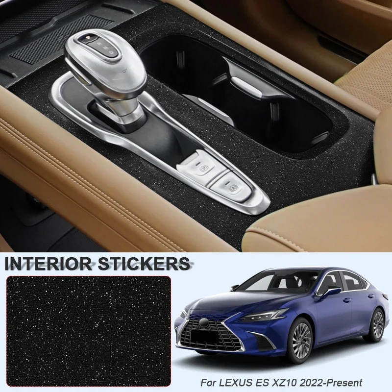 

Car Carbon Interior Sticker Window Lifting Panel Decal For LEXUS ES XZ10 2022-2026 LHD Gear Door Protective Film Auto Accessory
