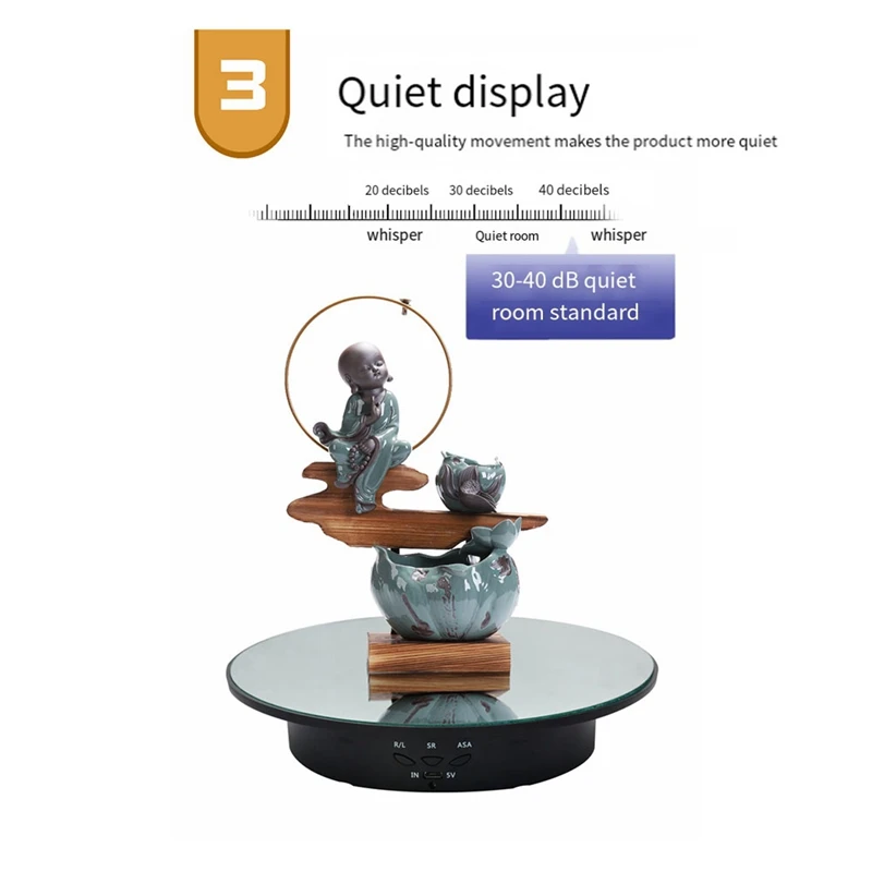 Live Jewelry Artifacts Video Electric Rotational Table Panoramic Display Table Easy To Use B