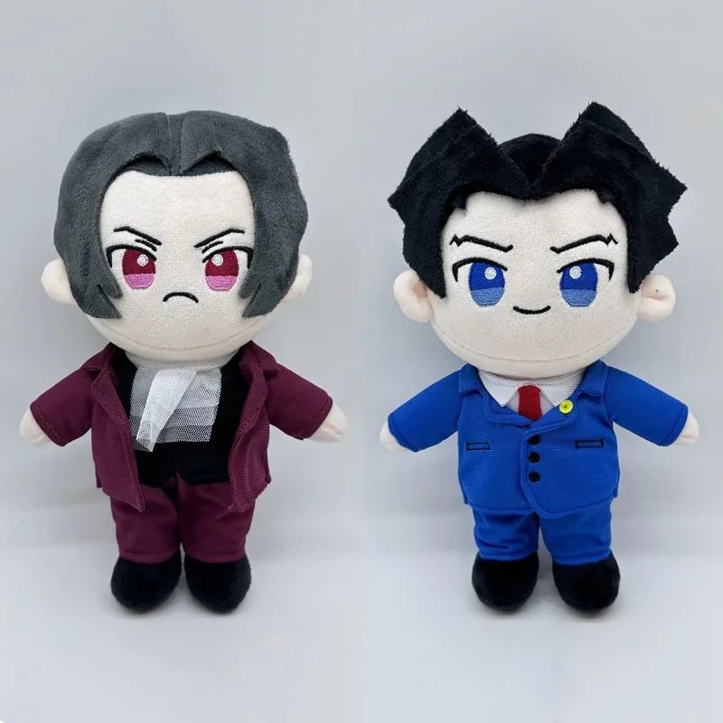 Anime Phoenix Wright Miles Edgeworth Stuffed Doll Xmas Soft Doll for Children's Birthday Gift Anime Plush Toys Amusement Clubs