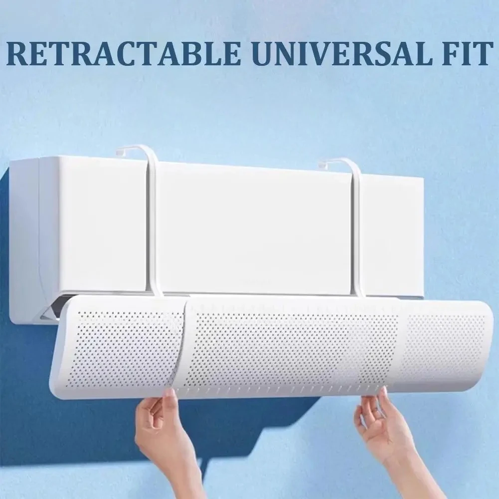 Adjustable Air Conditioning Cover Wind Deflector Windshield Air Conditioner Tools Air Baffle Shield Office Accessories