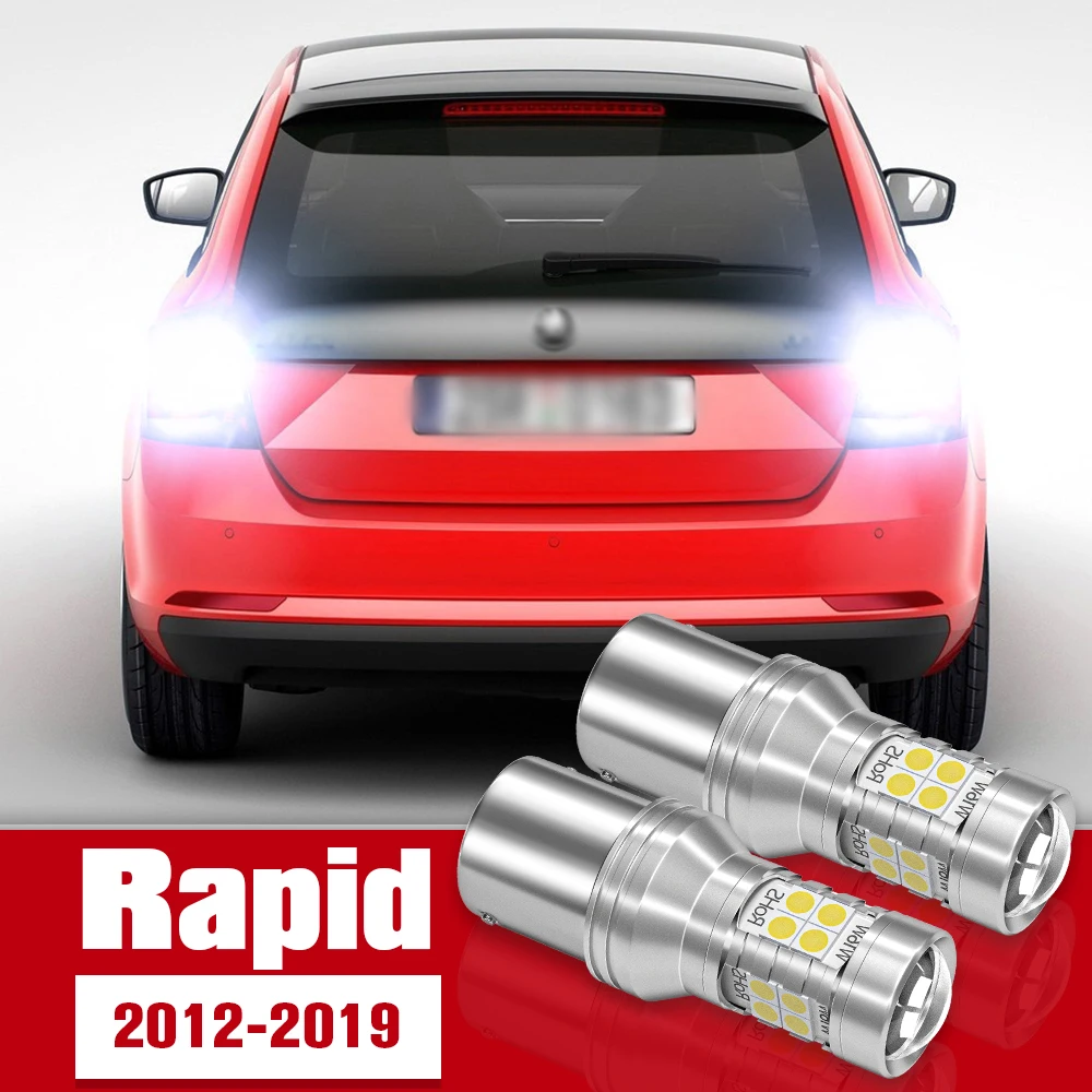 

2pcs LED Accessories Reverse Light Bulb Lamp For Skoda Rapid NH1 NH3 2012 2013 2014 2015 2016 2017 2018 2019