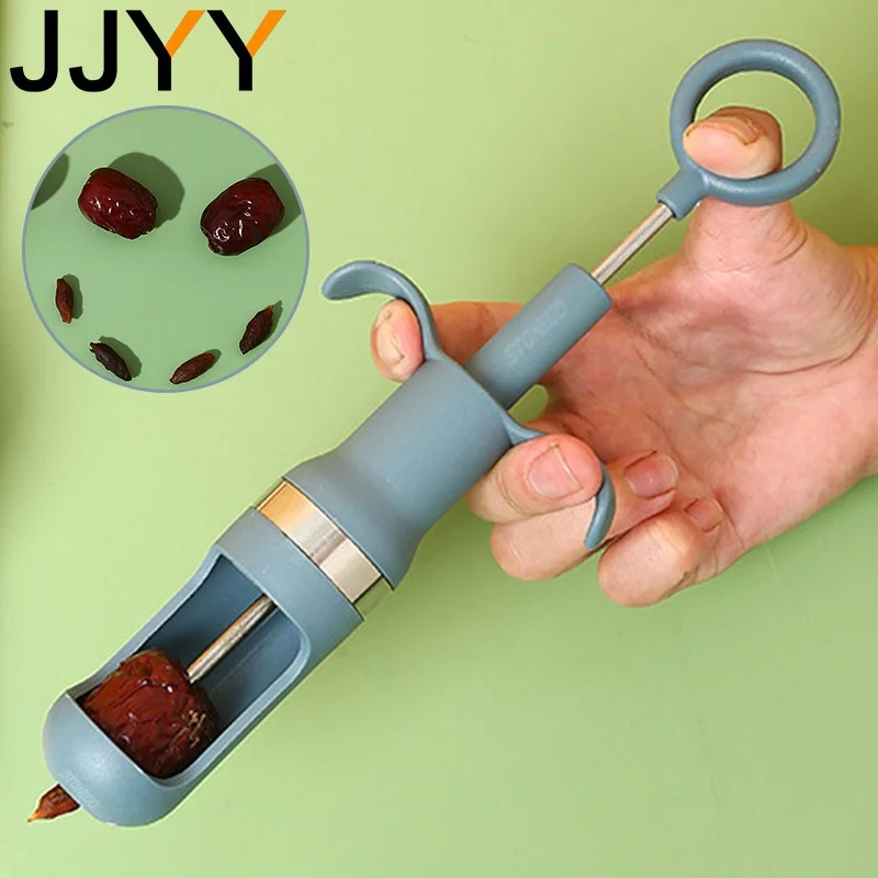 Cherry Olive Pitter Cherry Corer Pitter Tool Cherry Seed Remover Stoner Corer Tool Multi-Function Fruit Pit Remover