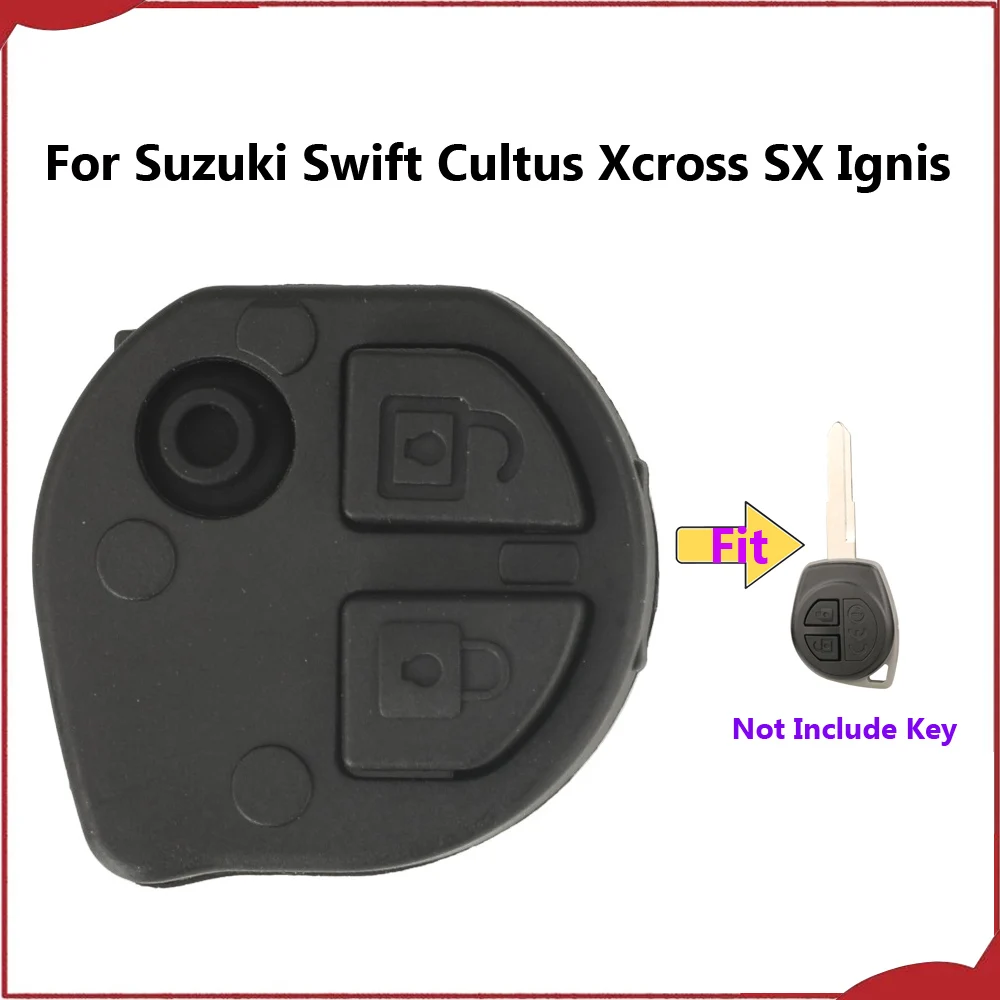 Jingyuqin New 2Button Remote Inner Car Key Shell Case For Suzuki Swift Cultus Xcross SX Ignis Jimny Ertiga Baleno Ciaz