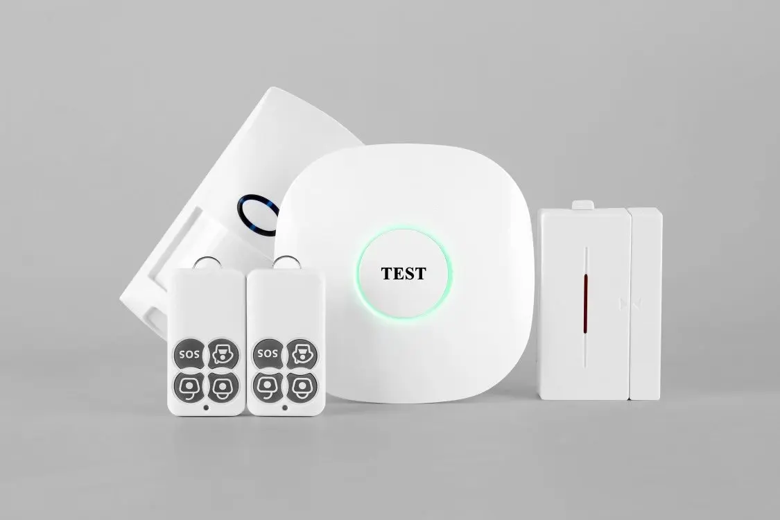 433Mhz ワイヤレス GSM 警報システム PIR モーション検出器ドアコンタクトが付いているホームセキュリティ警報キット