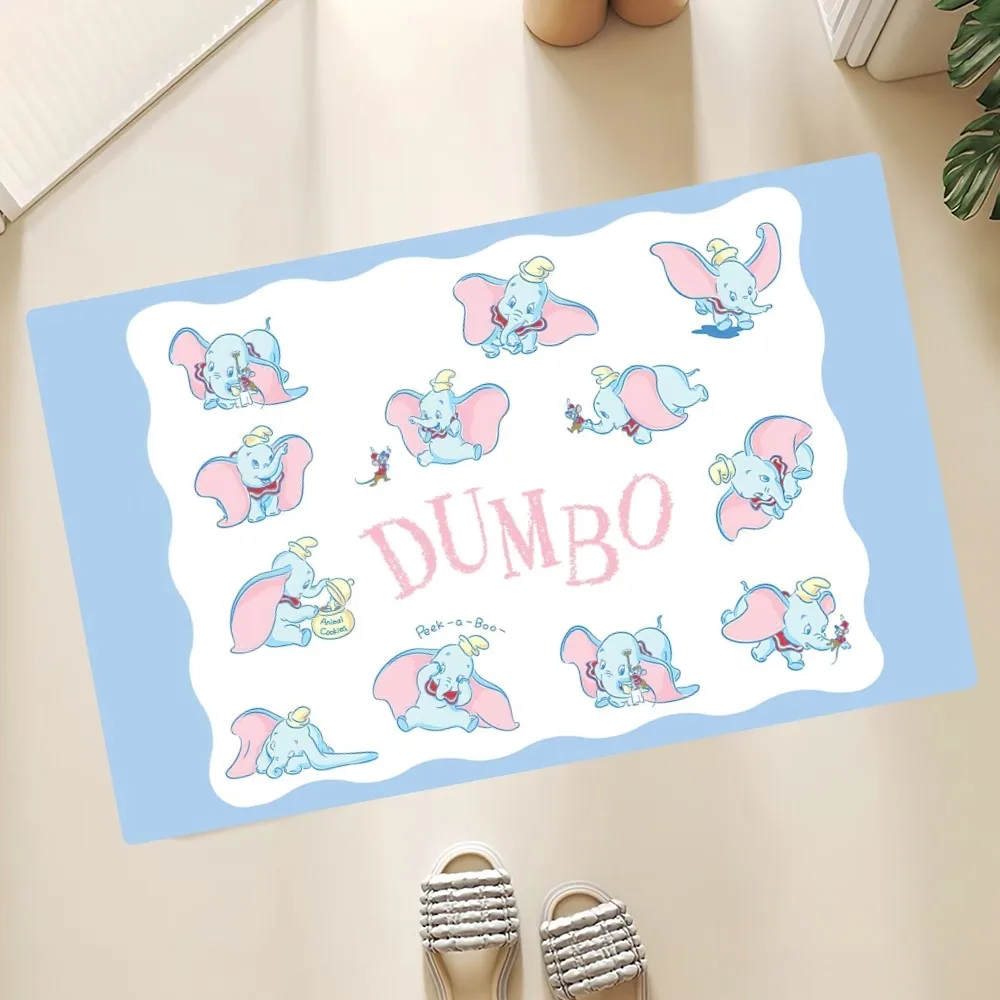 MINISO Dumbo Floor Mat Anti-Slip Doormat Home Entrance Doormat Bedroom Bathroom Living Room Floor Mats Kitchen Rug