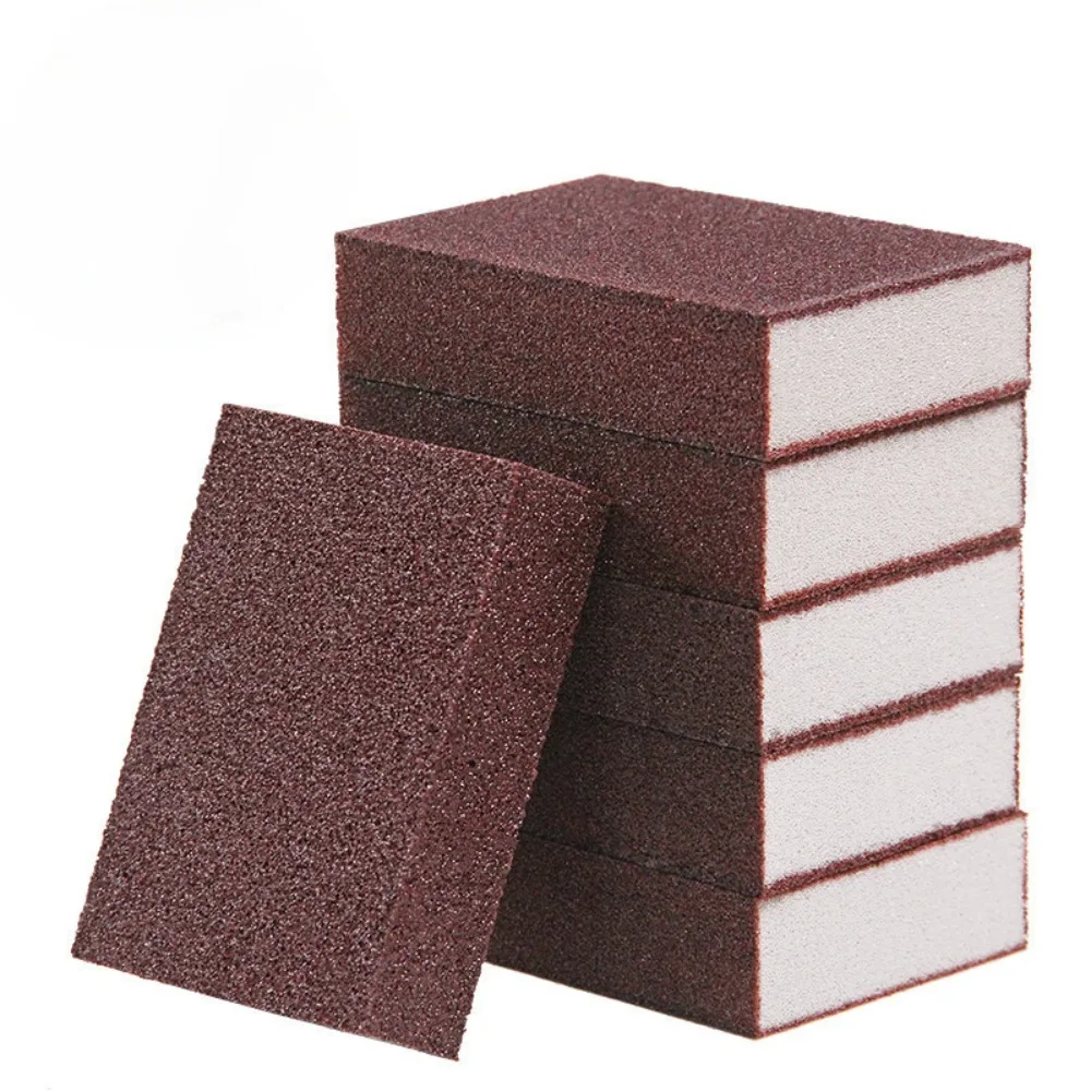 5Pcs Magic Sponge Eraser Carborundum Removing Rust Cleaning Brush Descaling Clean Rub for Cooktop Pot Kitchen Sponge