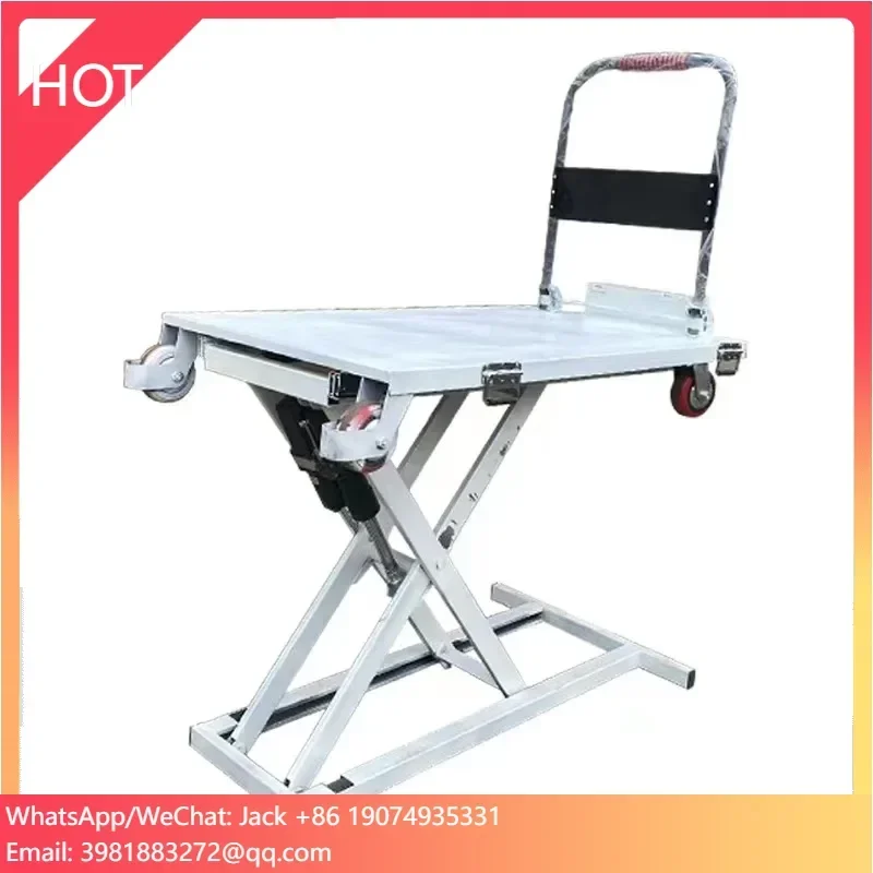 

Truck Van Loading And Unloading Cargo 200kg Electric Self Lifting Table Platform