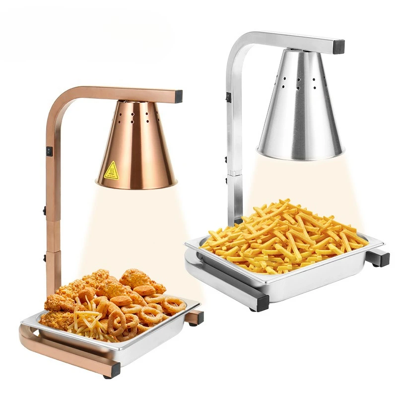 Stainless steel insulation lamp Self-service food heating lamp Food insulation