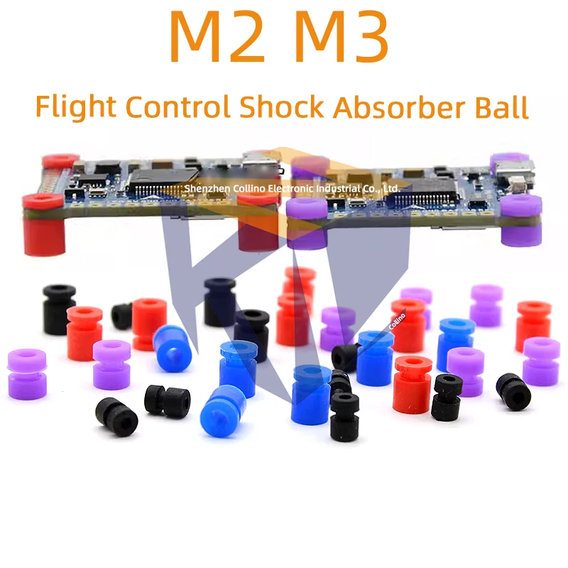 10pcs F4 F405 F7 H7 racing drone flight control shock absorber column M2 M3 silicone shock absorber ball elastic