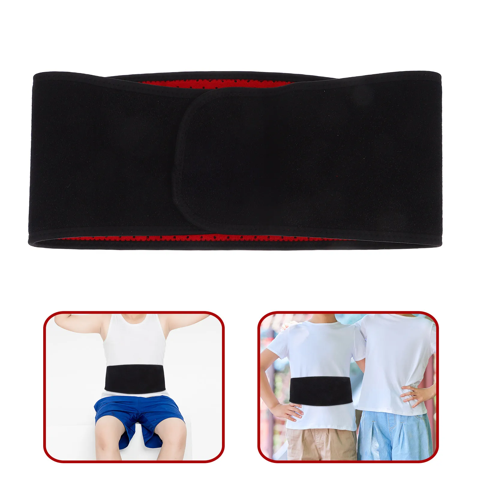 Kids Adjustable Waist Belt Ballet Dance Belly Wrap Brace Warm Cover Winter Fitness Exercise Waist Guard for Children