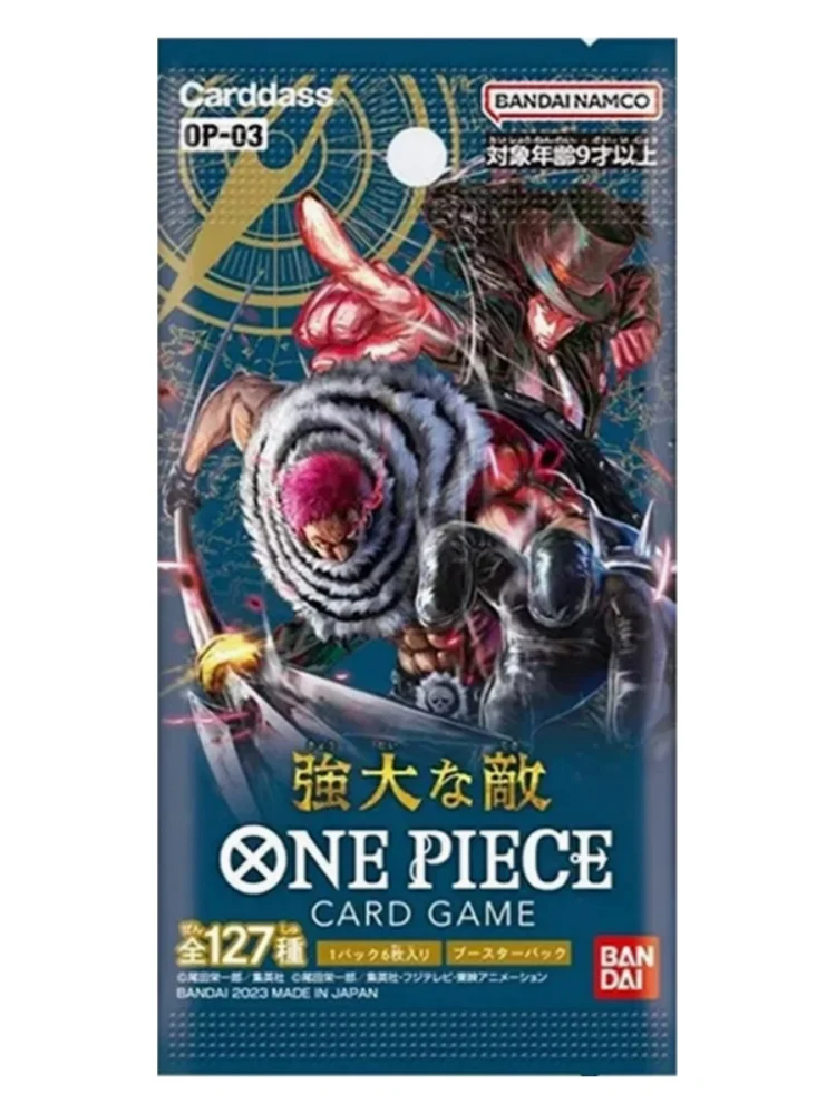 반다이 오리지널 원피스 일본 OP01-OP08 보충 팩 풀 시리즈 OPCG EB-01 PRB-01 애니메이션 컬렉션 카드 게임 장난감 선물