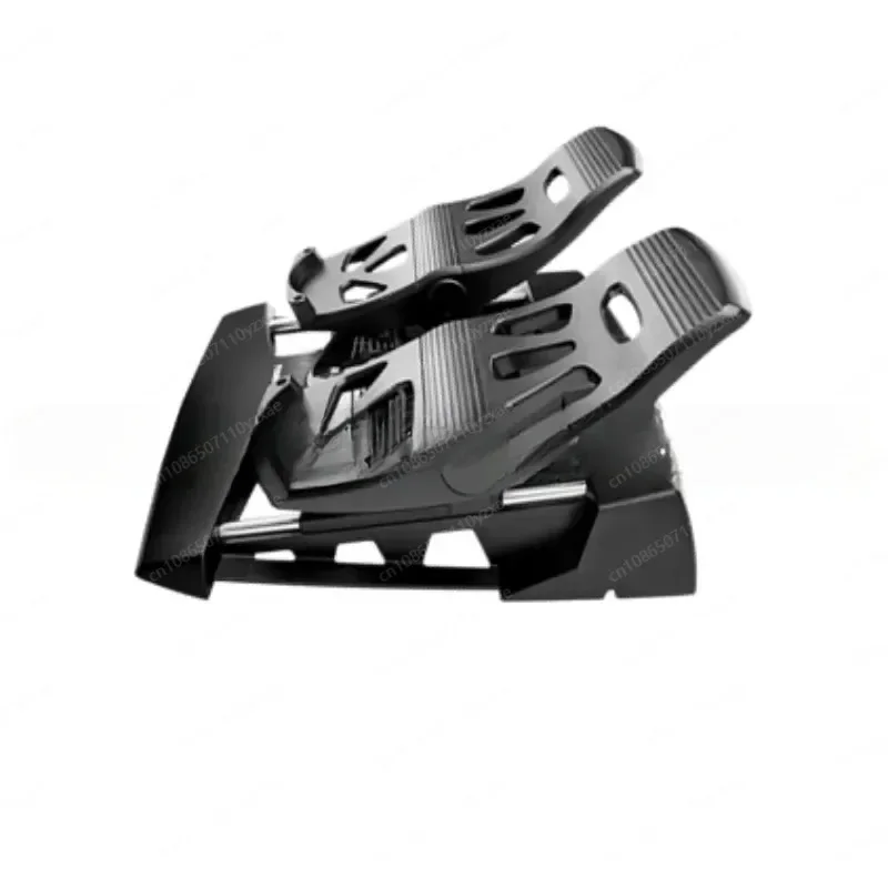 Professional Flight Sim Rudder Pedals with Toe Brake, TFRP Rudder Control for Immersive Flying