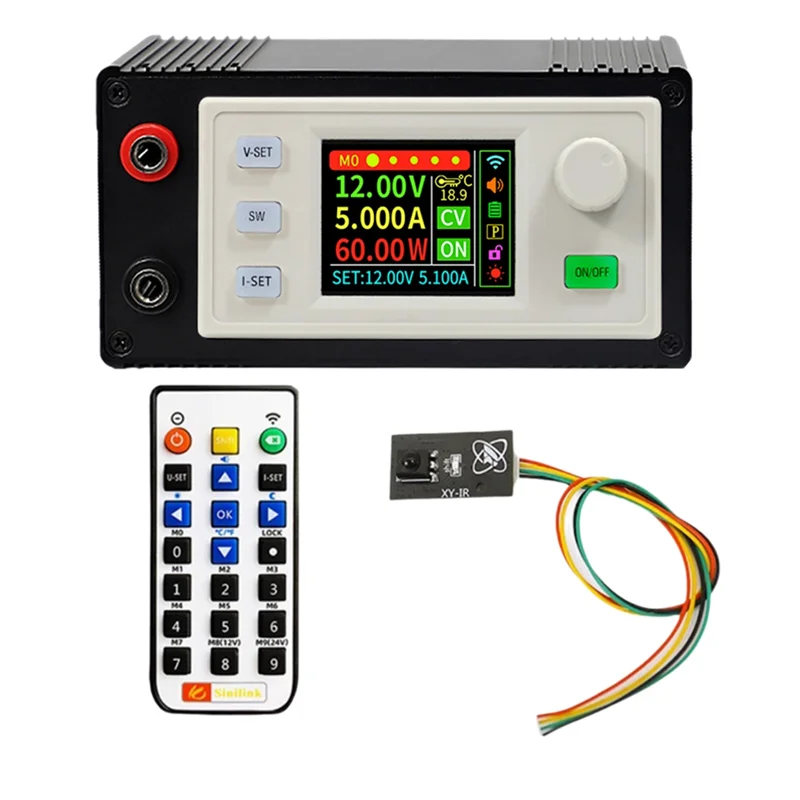 

B92B-SK120S DC Regulated Power Supply+IR Kit DC Buck Converter Adjustable Regulated Power Supply 7A120W Solar Charging Module